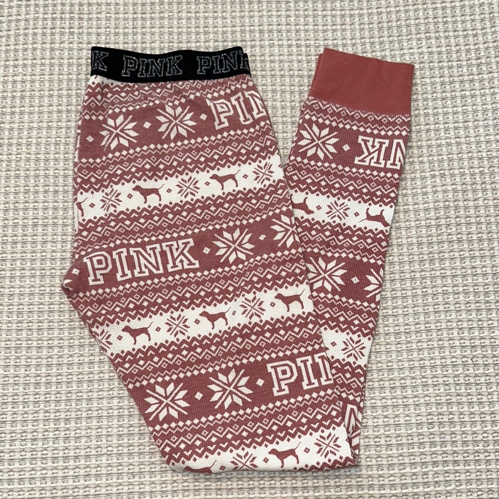 Pink Patterned Leggings